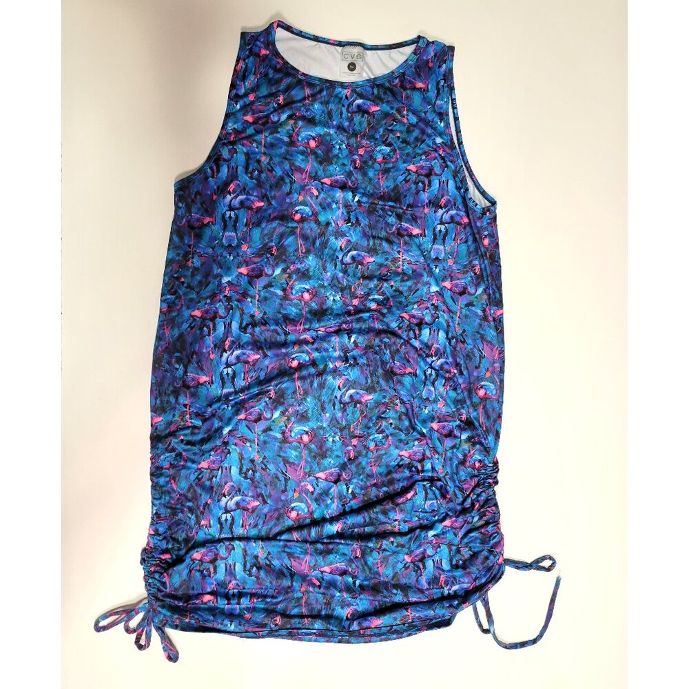 CONSTANTLY VARIED GEAR Flamingo Print Multiway Adjustable Dress Medium/Large